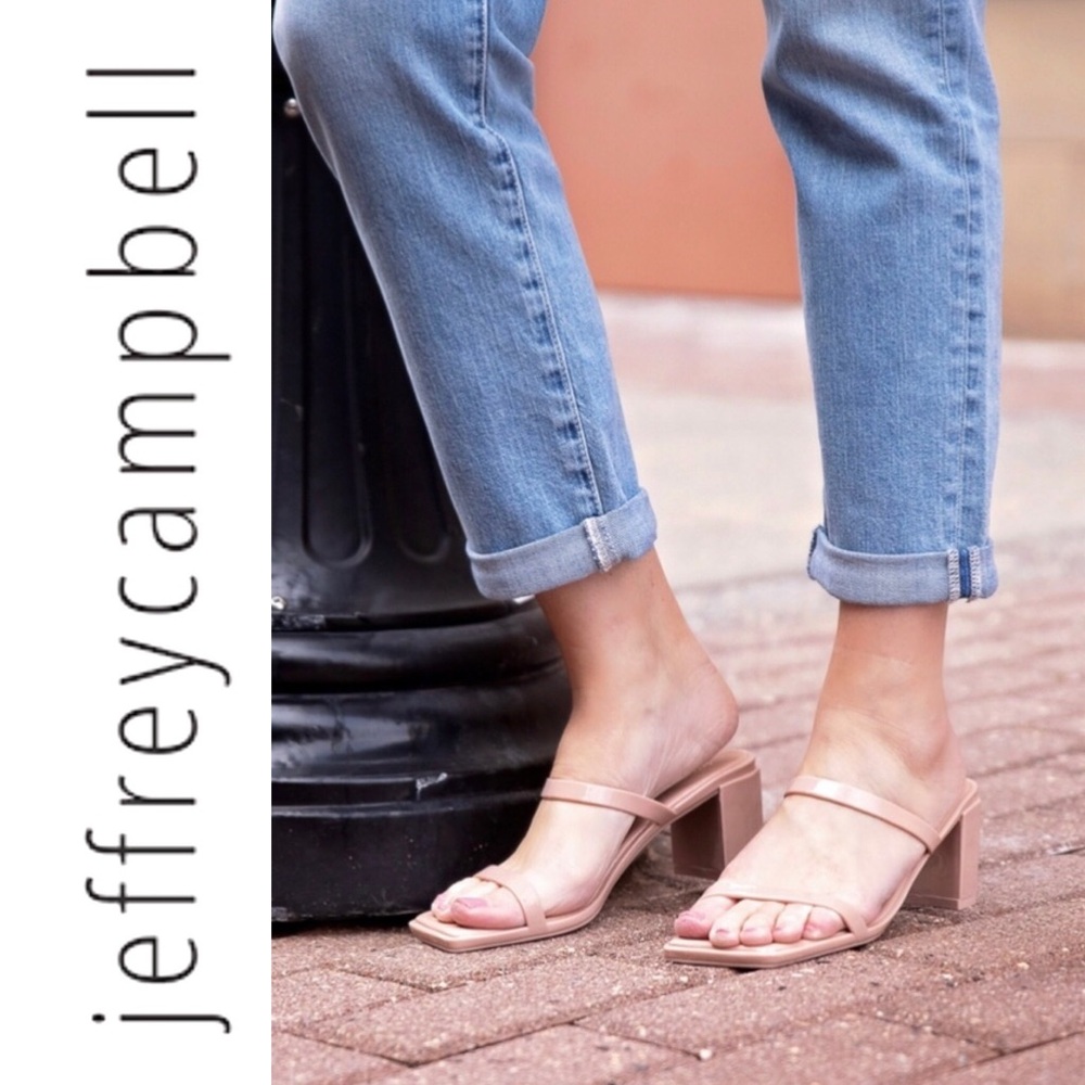 JEFFREY CAMPBELL nude Jamm-3 block heels